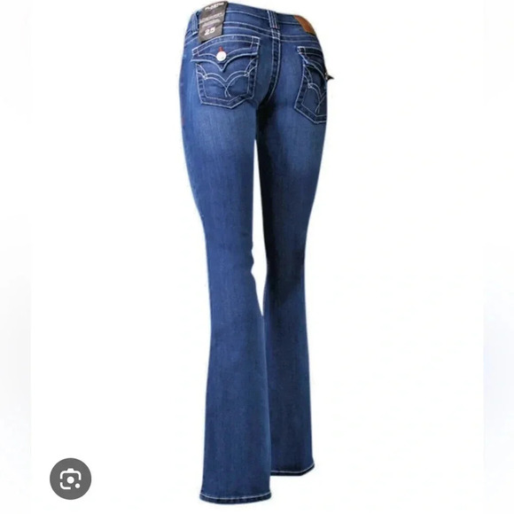 plastic by gly Denim - Vintage PLASTIQUE BY GLY JEANS 1363 Bootcut Flare denim size 28